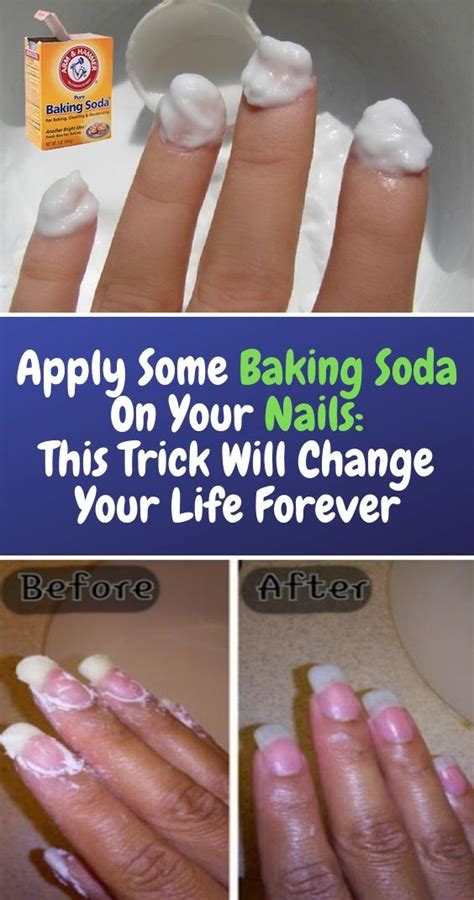 baking soda tricks for nails